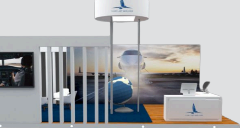 Ivory Jet Services(CDI) exhibition booth